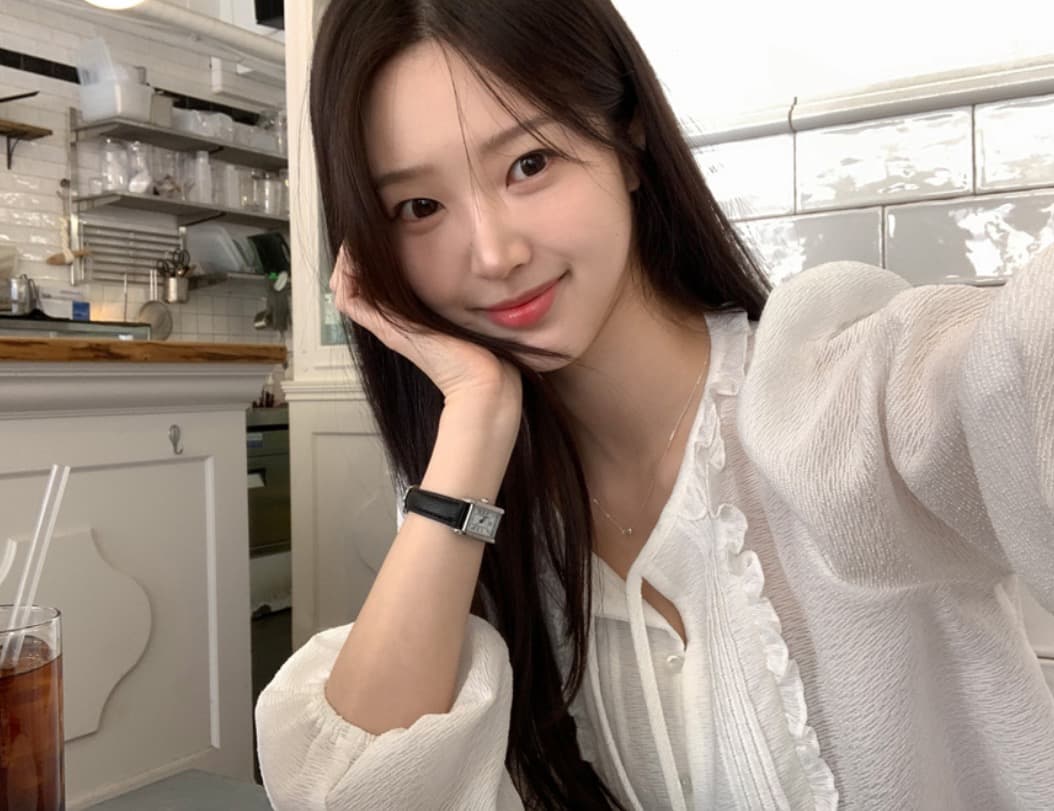한국 chic 봄 새로운 달콤함 프릴 리본 셔츠 이미지 3