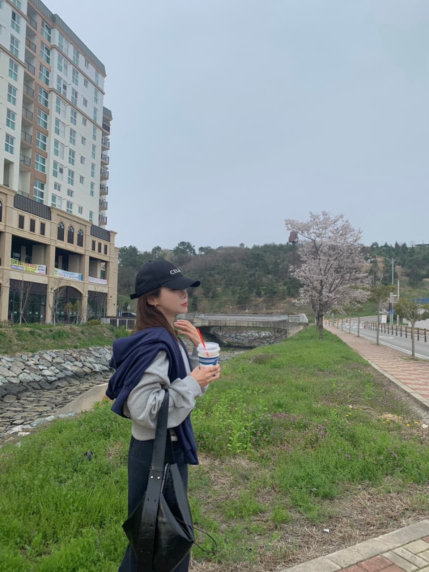 있음 선적 사이즈 업데이트 한국 chicq 봄 여름 새로운 레트로 패치워크 펌프 로프 와이드 레그 팬츠 캐주얼 바지 상세 이미지 24