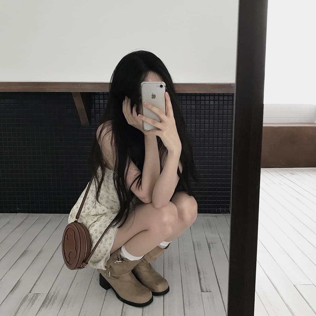 있음 선적 사이즈 업데이트 한국 chic 여름 새로운 섹시함 프린트 레이스 다용도 슬립 드레스 상세 이미지 16