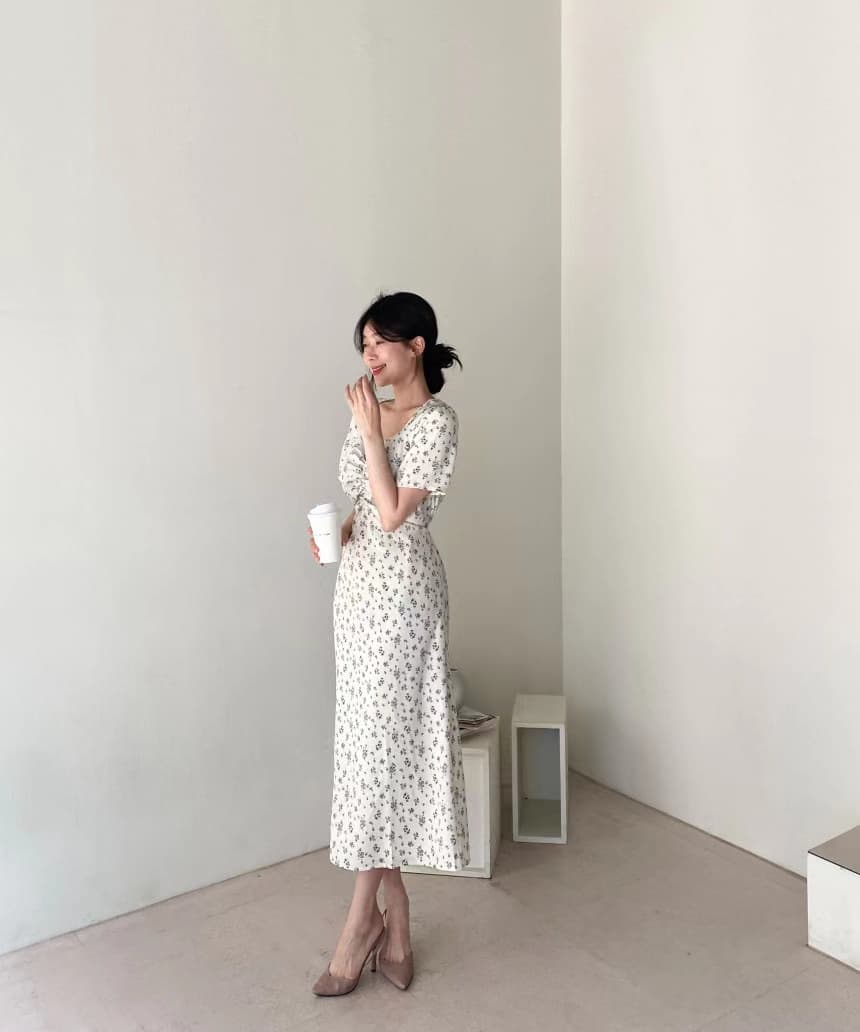 있음 선적 사이즈 업데이트 chic 작은 심장 기계 레이스업 홀로우 아웃 백리스 여성 드레스 허리 수축 쉬폰 꽃무늬 치마 상세 이미지 21