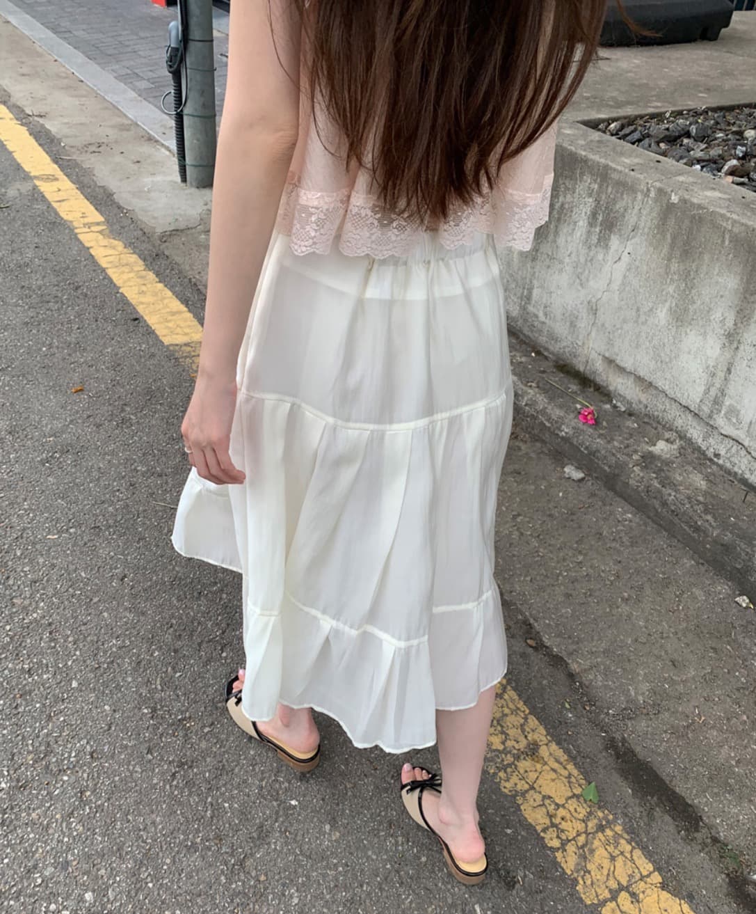 한국 chic 여름 새로운 ins 달콤함 레이스 조각 귀여운 다용도 캐미솔 상세 이미지 25