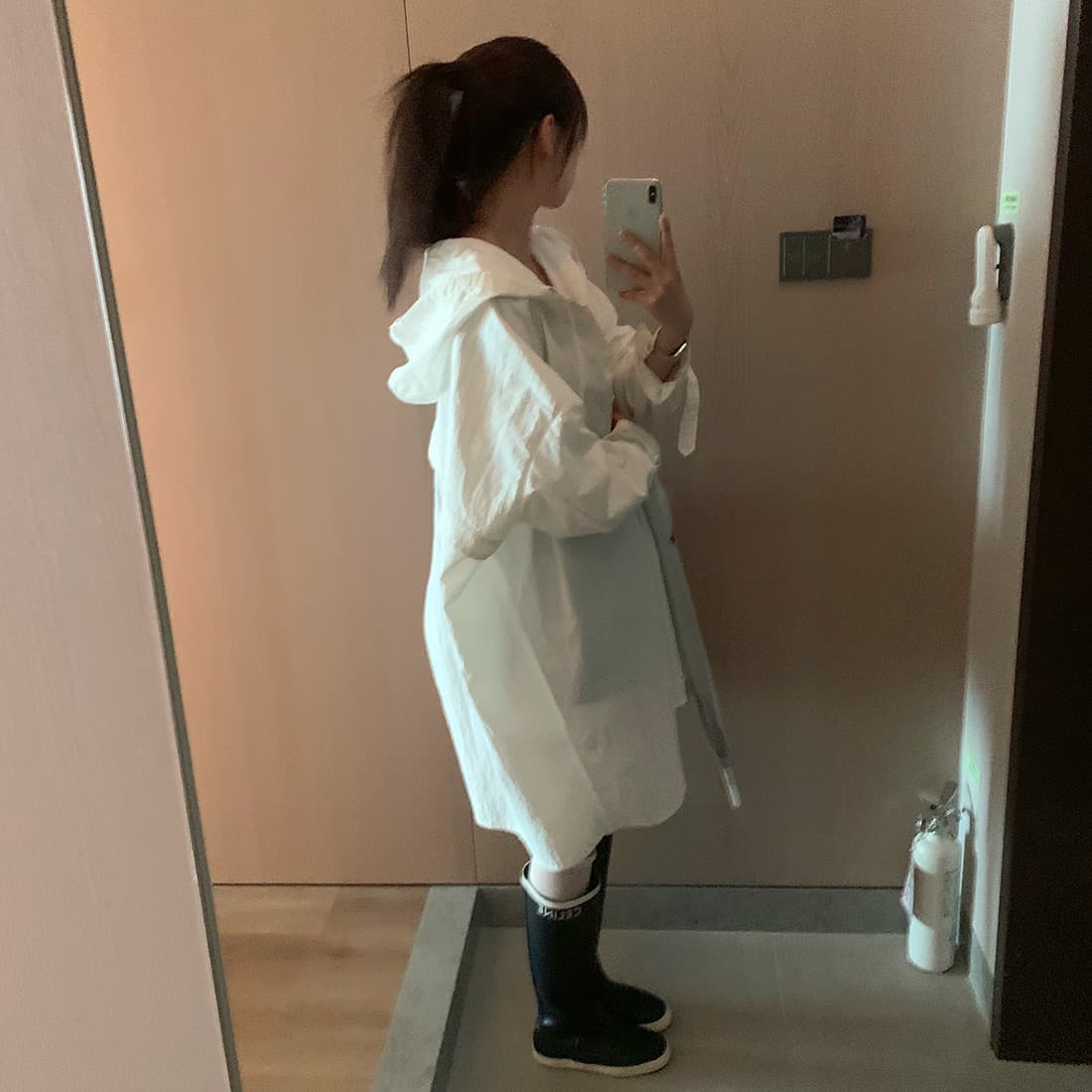 한국 chic 새로운 ins 고급 센스 얇은 스타일 빅 보드 종류 느긋한 후드 재킷 재킷 상세 이미지 29