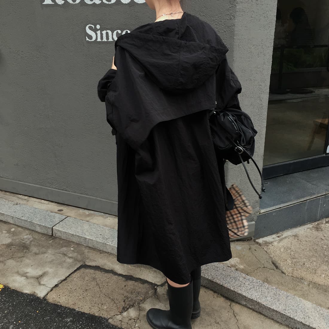 한국 chic 새로운 ins 고급 센스 얇은 스타일 빅 보드 종류 느긋한 후드 재킷 재킷 상세 이미지 52