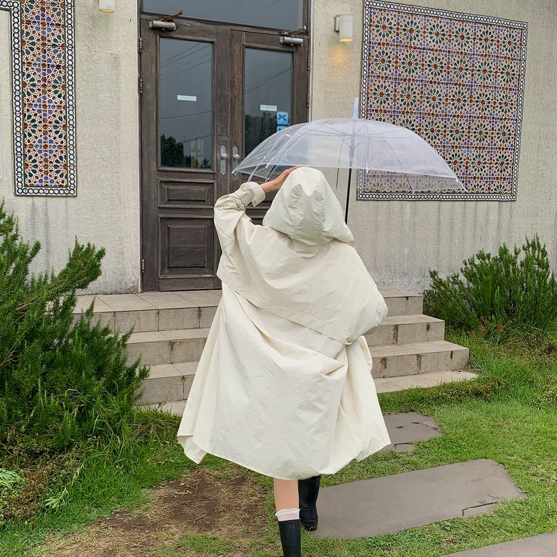 한국 chic 새로운 ins 고급 센스 얇은 스타일 빅 보드 종류 느긋한 후드 재킷 재킷 상세 이미지 75
