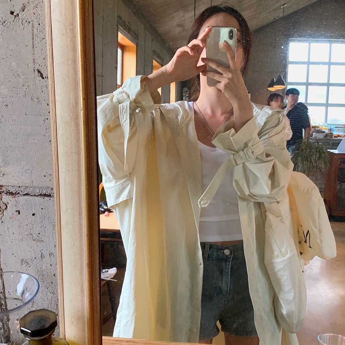 한국 chic 새로운 ins 고급 센스 얇은 스타일 빅 보드 종류 느긋한 후드 재킷 재킷 상세 이미지 79