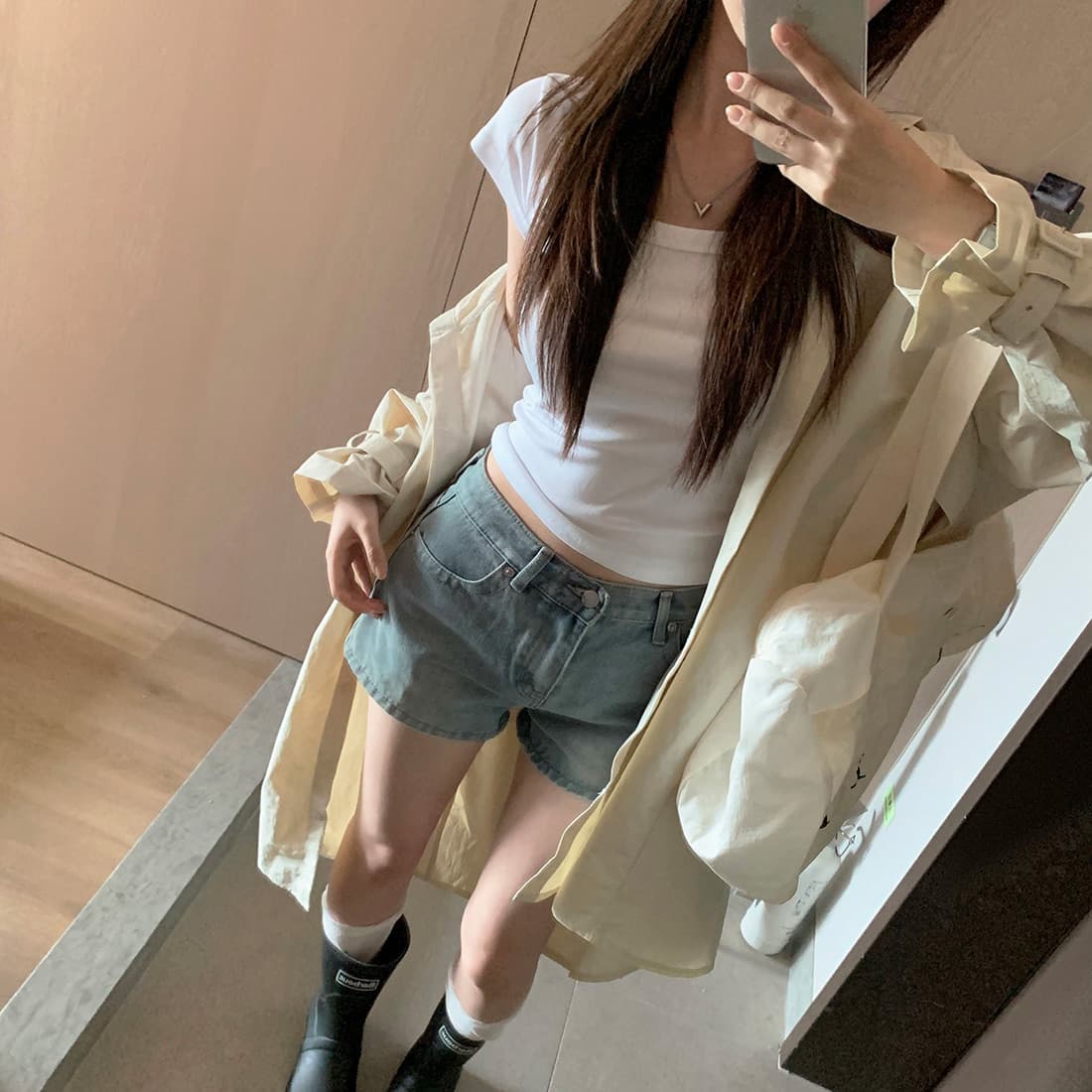 한국 chic 새로운 ins 고급 센스 얇은 스타일 빅 보드 종류 느긋한 후드 재킷 재킷 상세 이미지 89