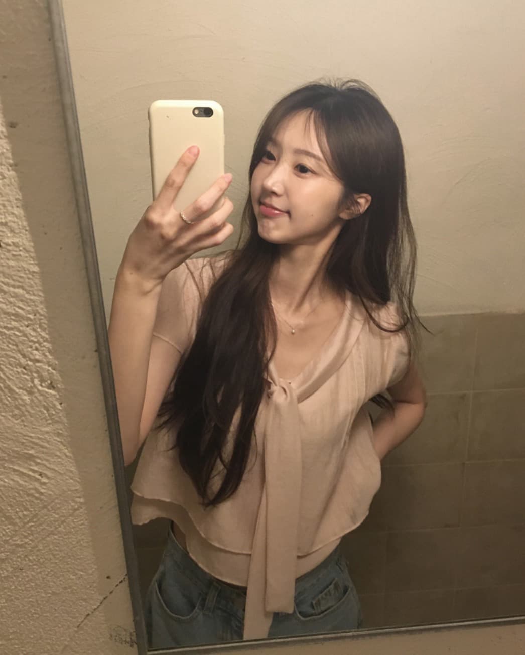 한국 chic 여름 새로운 ins 리본 품격 다용도 반팔 셔츠 상세 이미지 21