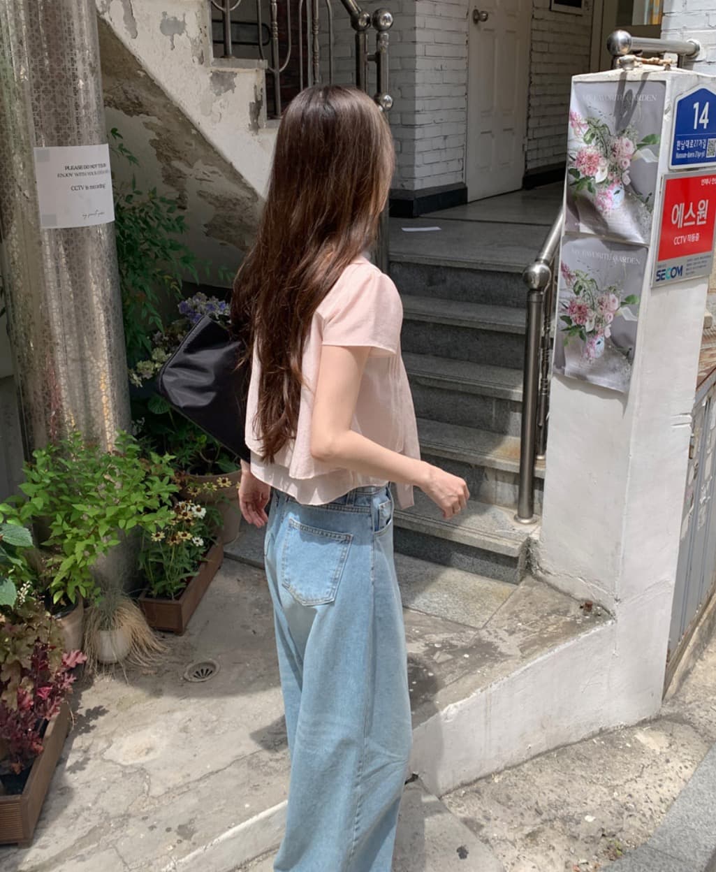 한국 chic 여름 새로운 ins 리본 품격 다용도 반팔 셔츠 상세 이미지 34