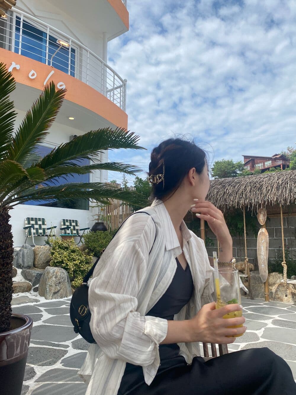 있음 선적 사이즈 업데이트 chic 새로운 미니멀리즘 긴팔 셔츠 품격 슬림해 보이는 셔츠 상세 이미지 26