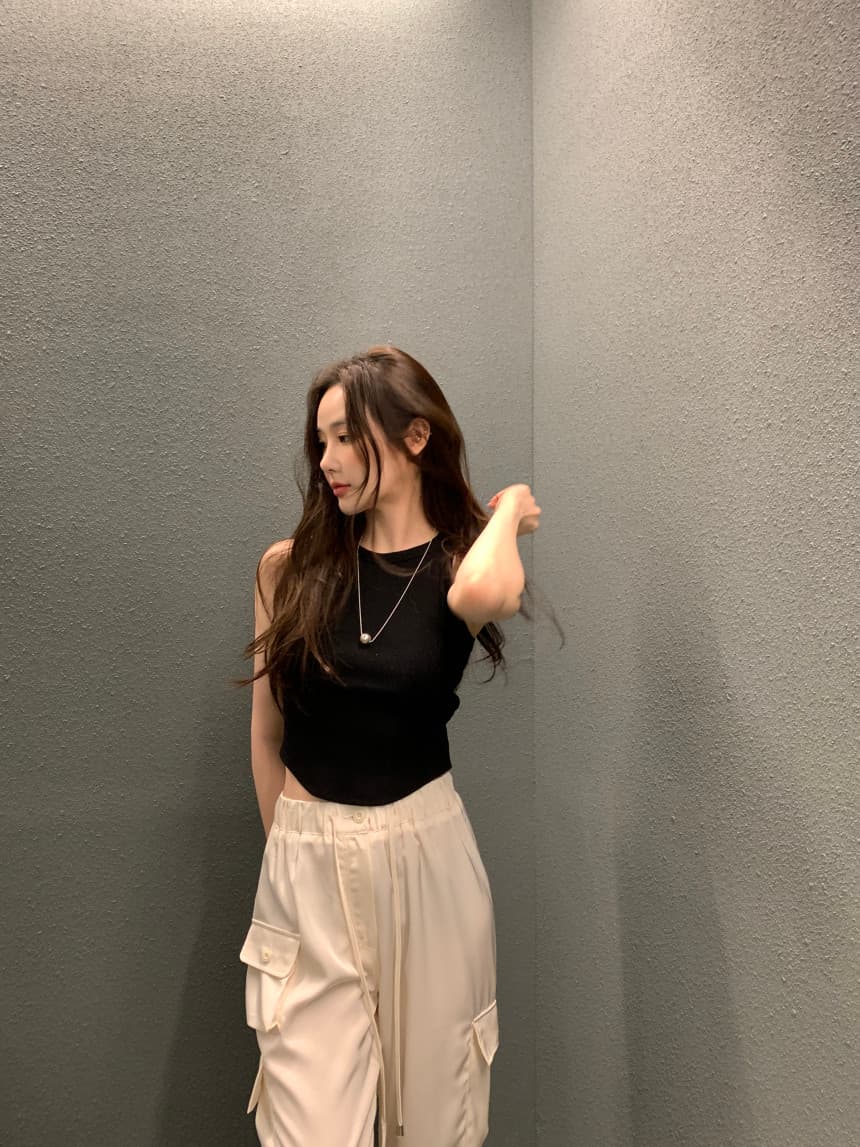 있음 선적 사이즈 업데이트 chic 여름 디자인 센스 조정 벨트 스트레이트 루즈핏 넓은 다리 워크웨어 팬츠 캐주얼 바지 상세 이미지 14