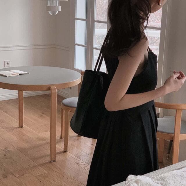 있음 선적 사이즈 업데이트 한국 chic 여름 새로운 V넥 슬립 드레스 여성 몸매 가꾸기 슬림해 보이는 인사이드 가져 가라. 롱 스커트 상세 이미지 78