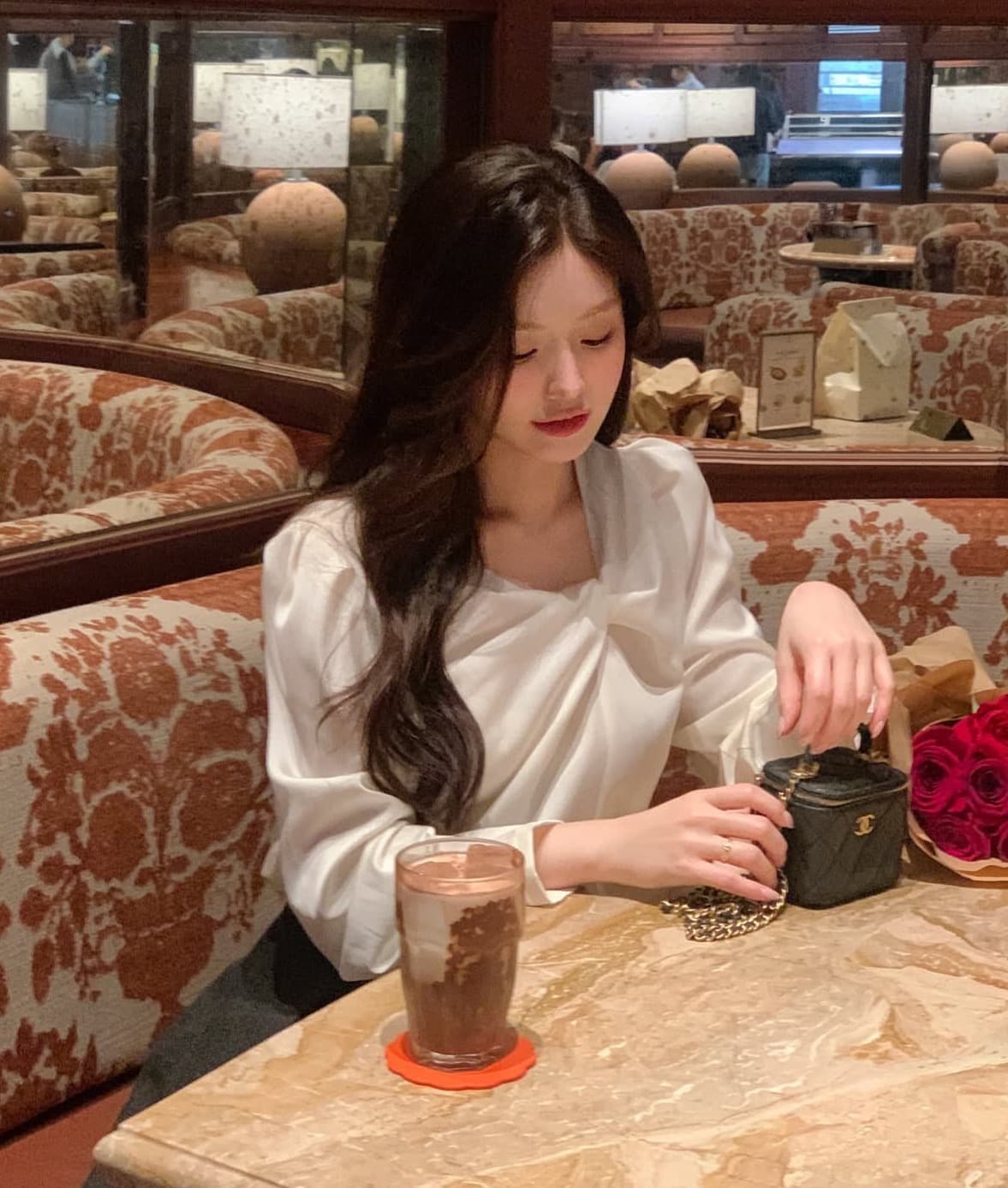 있음 선적 사이즈 업데이트 한국 chic 가을 새로운 한 부서 달콤함 주름 칼라 다용도 긴팔 셔츠 상세 이미지 2
