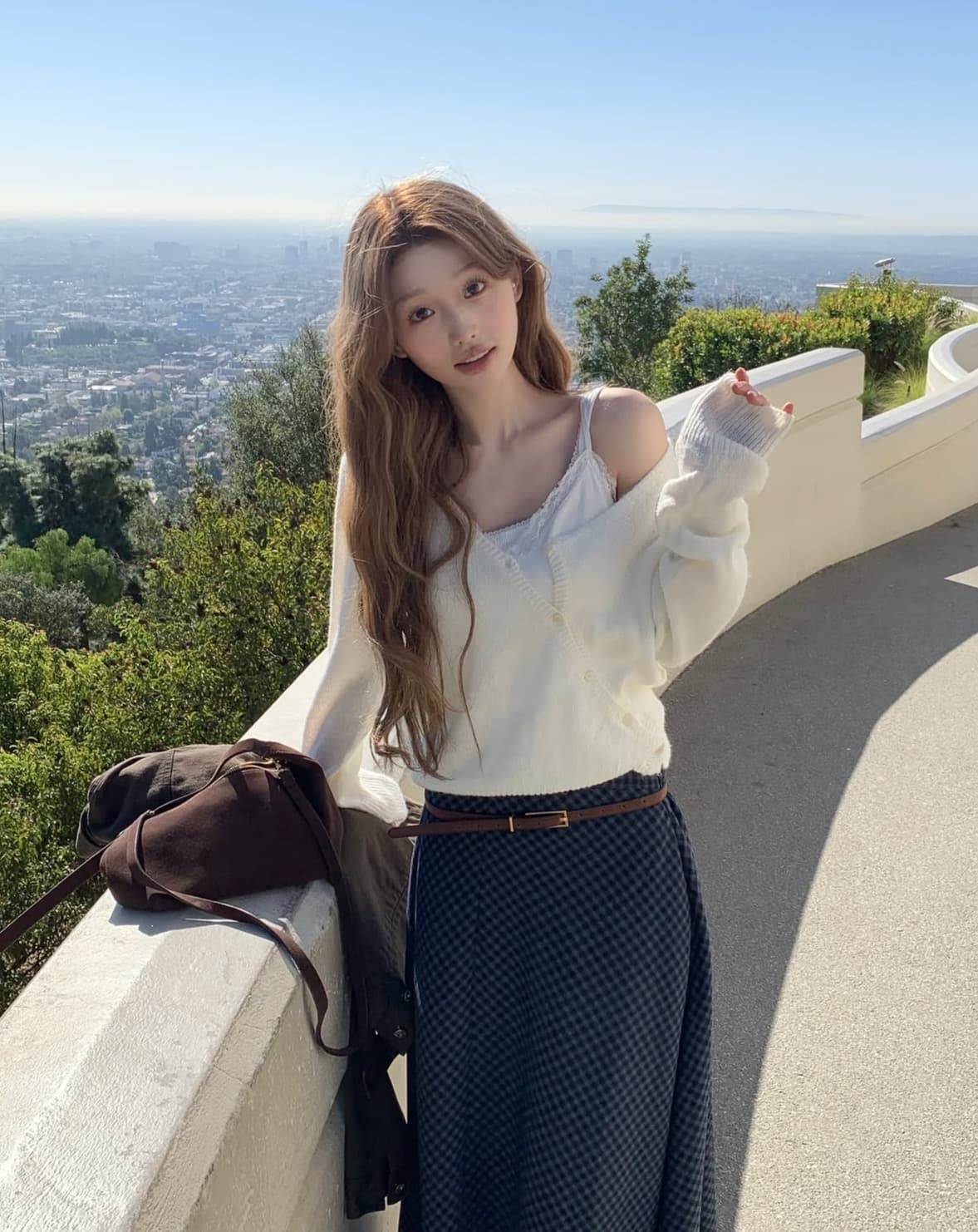 한국 chic 가을 새로운 ins 디자인 센스 측면 단추 슬림해 보이는 다용도 긴팔 니트 스웨터 상세 이미지 3