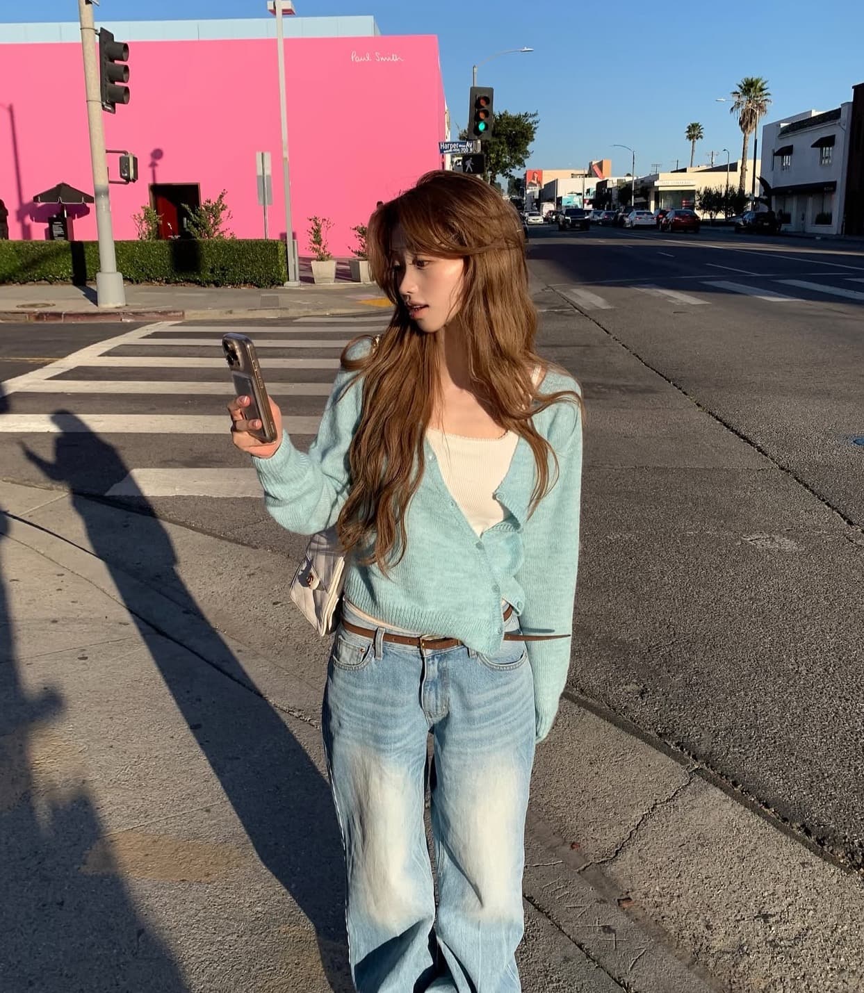 한국 chic 가을 새로운 ins 디자인 센스 측면 단추 슬림해 보이는 다용도 긴팔 니트 스웨터 상세 이미지 11