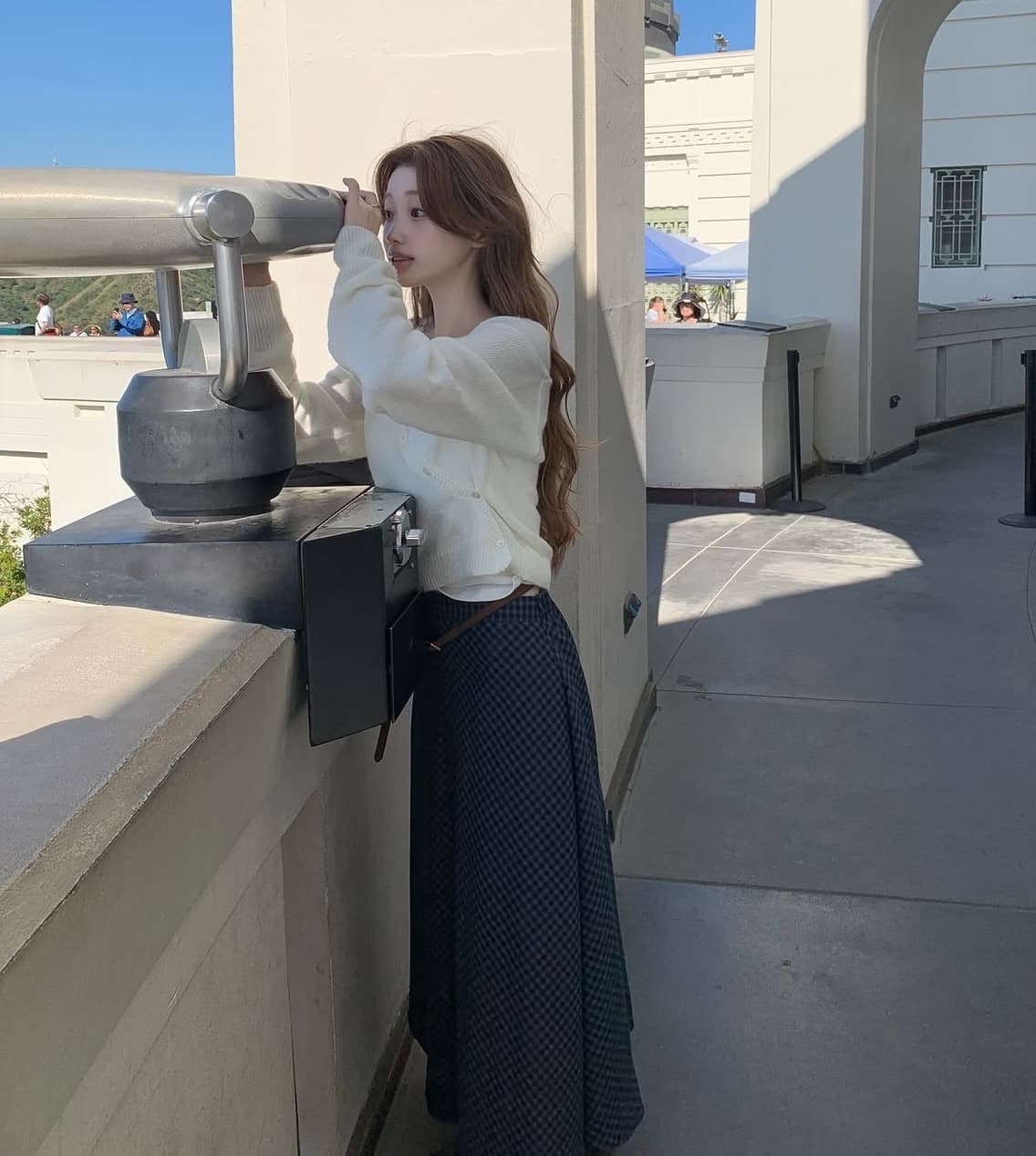 한국 chic 가을 새로운 ins 디자인 센스 측면 단추 슬림해 보이는 다용도 긴팔 니트 스웨터 상세 이미지 26