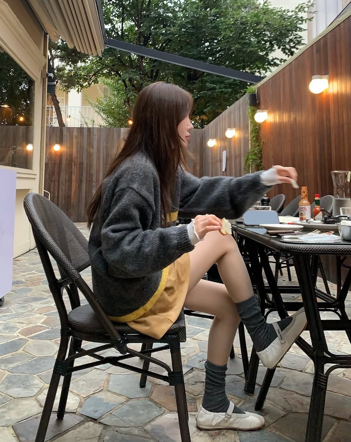 한국 chic 가을 겨울 새로운 ins 스탠드 칼라 지퍼 배색 느슨함 센스 다용도 루즈핏 긴팔 스웨터 상세 이미지 16