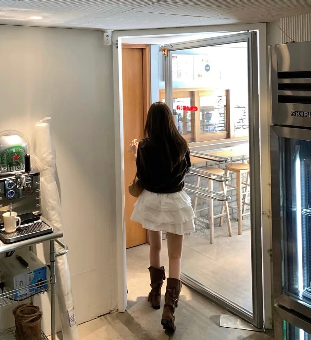 있음 선적 사이즈 업데이트 한국 chic 가을 새로운 한 부서 부드러운 바람 폴로 칼라 미니멀리즘 다용도 긴 소매 셔츠 상세 이미지 25