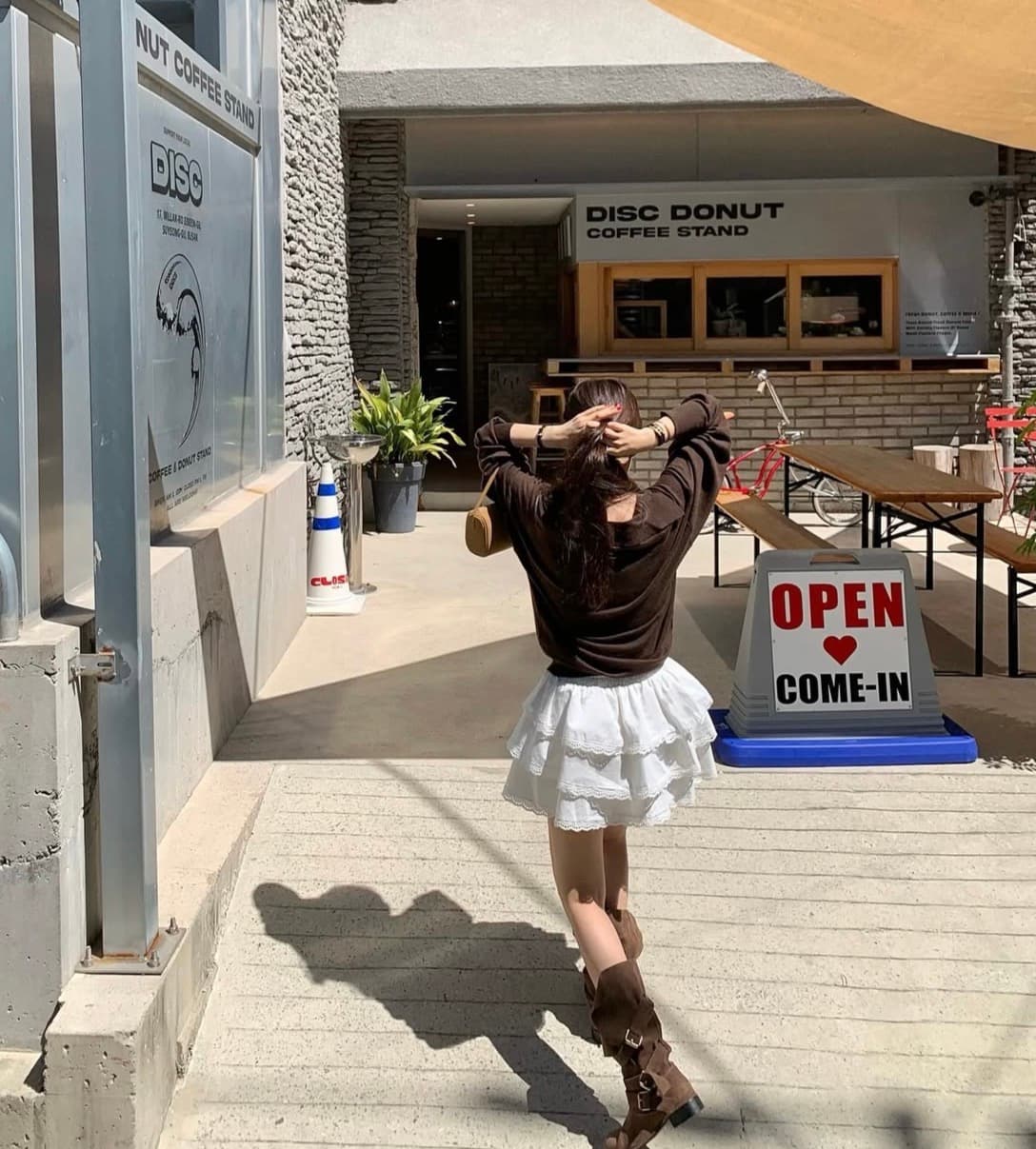 있음 선적 사이즈 업데이트 한국 chic 가을 새로운 한 부서 부드러운 바람 폴로 칼라 미니멀리즘 다용도 긴 소매 셔츠 상세 이미지 29