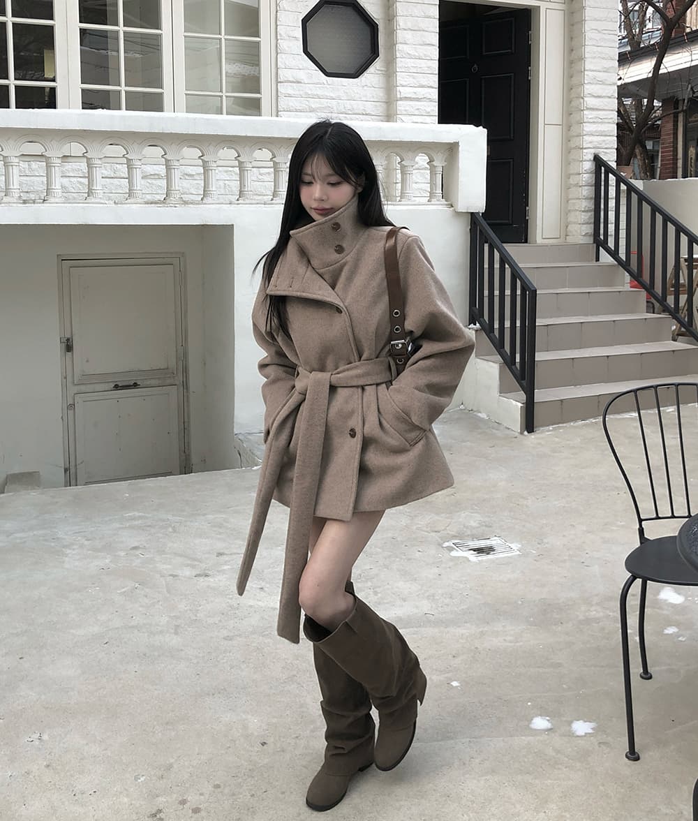 한국 chic 겨울 플러스 면 두꺼운 단추 부서 벨트 보온 재킷 상세 이미지 19