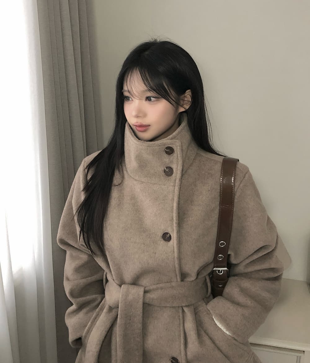한국 chic 겨울 플러스 면 두꺼운 단추 부서 벨트 보온 재킷 상세 이미지 24