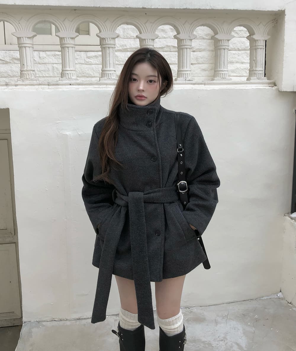 한국 chic 겨울 플러스 면 두꺼운 단추 부서 벨트 보온 재킷 상세 이미지 28