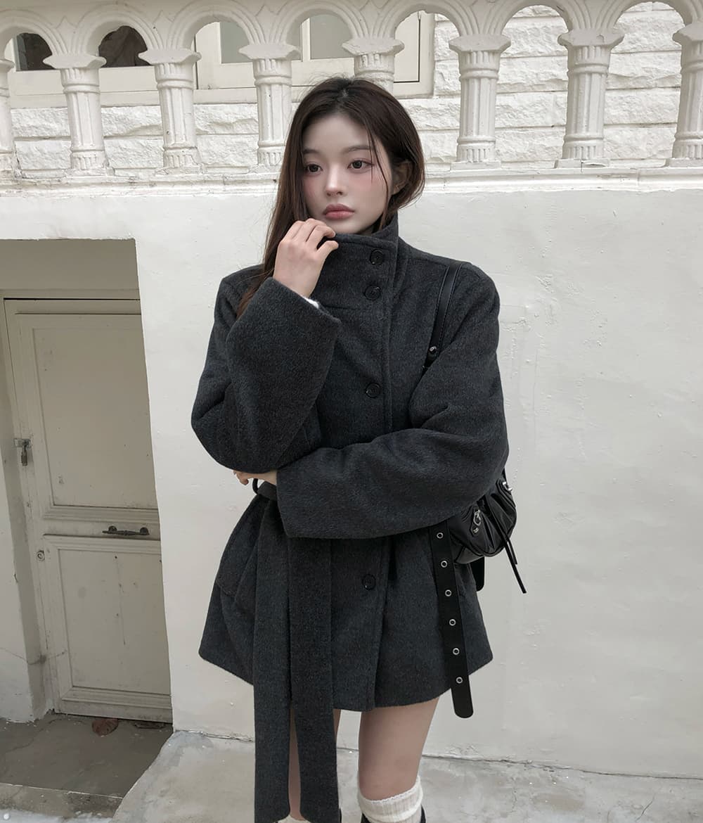 한국 chic 겨울 플러스 면 두꺼운 단추 부서 벨트 보온 재킷 상세 이미지 29