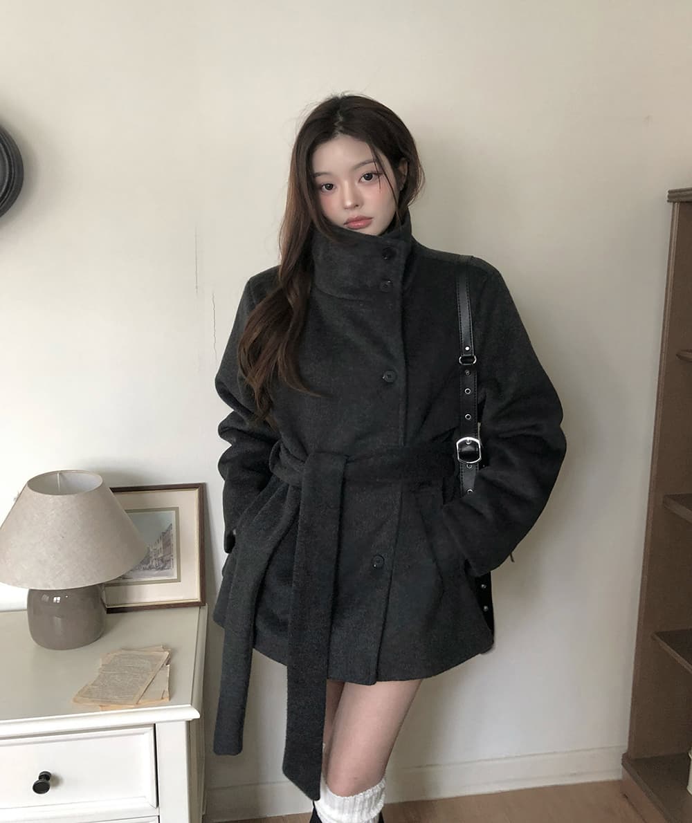 한국 chic 겨울 플러스 면 두꺼운 단추 부서 벨트 보온 재킷 상세 이미지 35