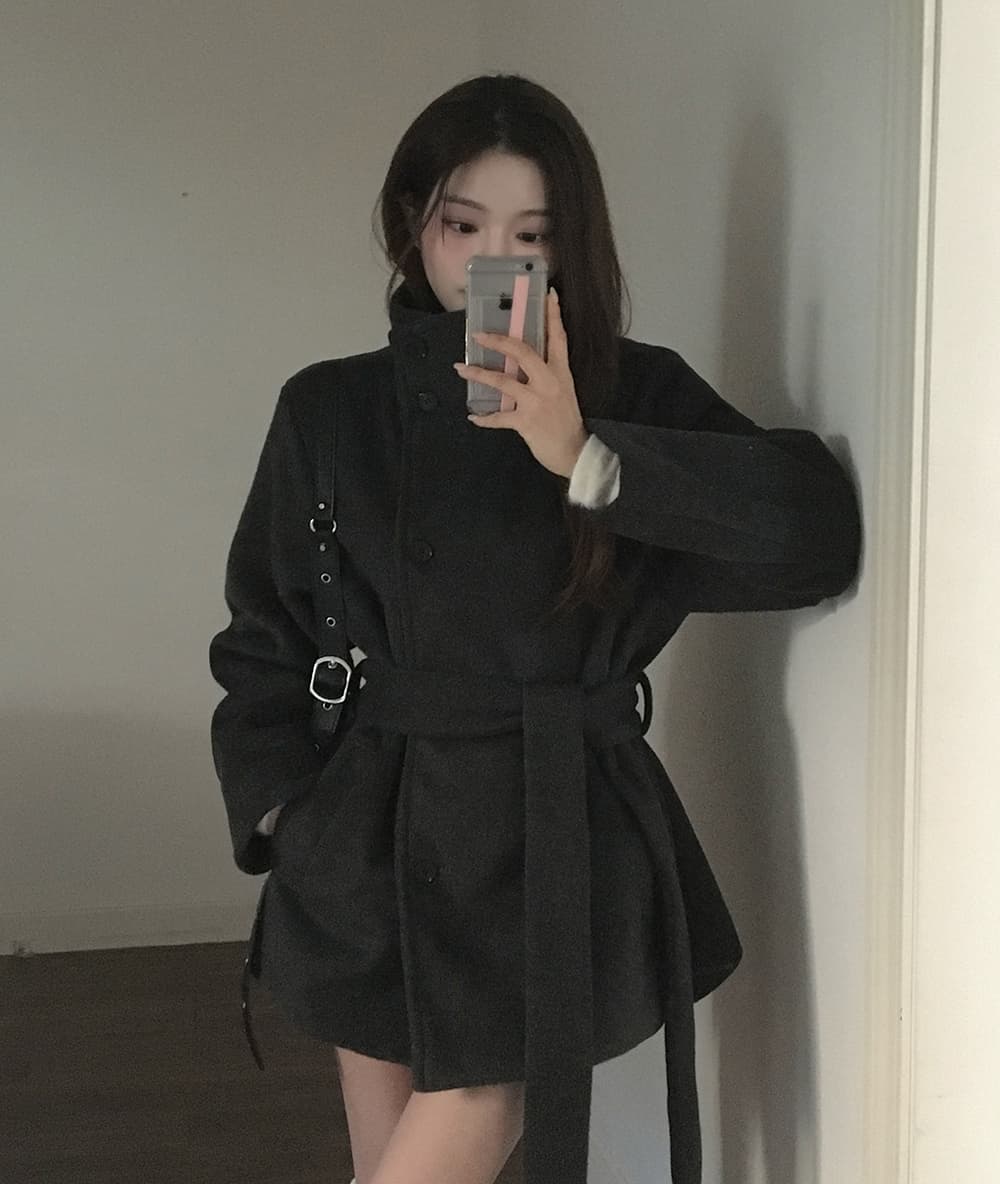 한국 chic 겨울 플러스 면 두꺼운 단추 부서 벨트 보온 재킷 상세 이미지 36