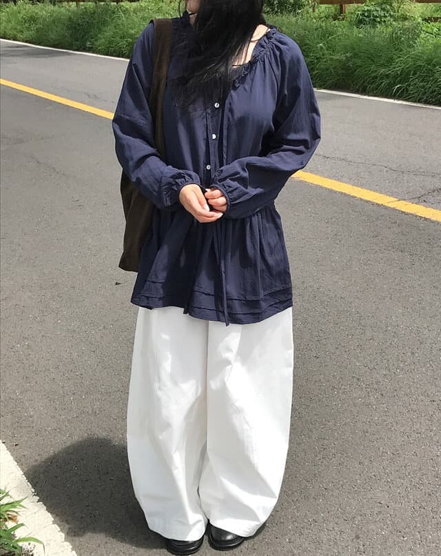 있음 선적 사이즈 업데이트 한국 chic 가을 새로운 ins 부드러운 바람 허리 수축 길다 셔츠 상세 이미지 13