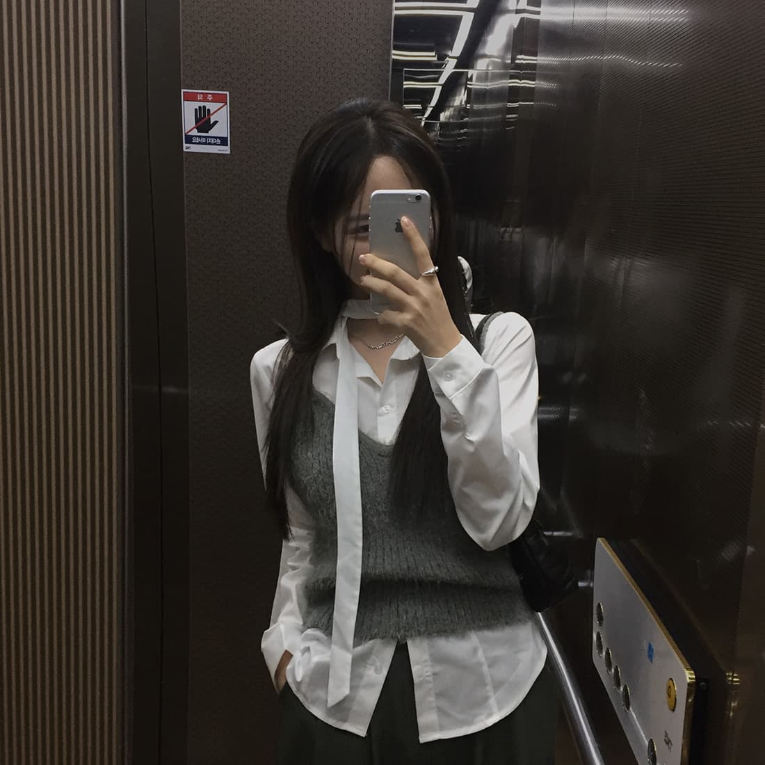 있음 선적 사이즈 업데이트 한국 chic 가을 신제품 프랑스식 행침 목 학원 스타일 슬림해 보이는 다용도 셔츠 상세 이미지 46