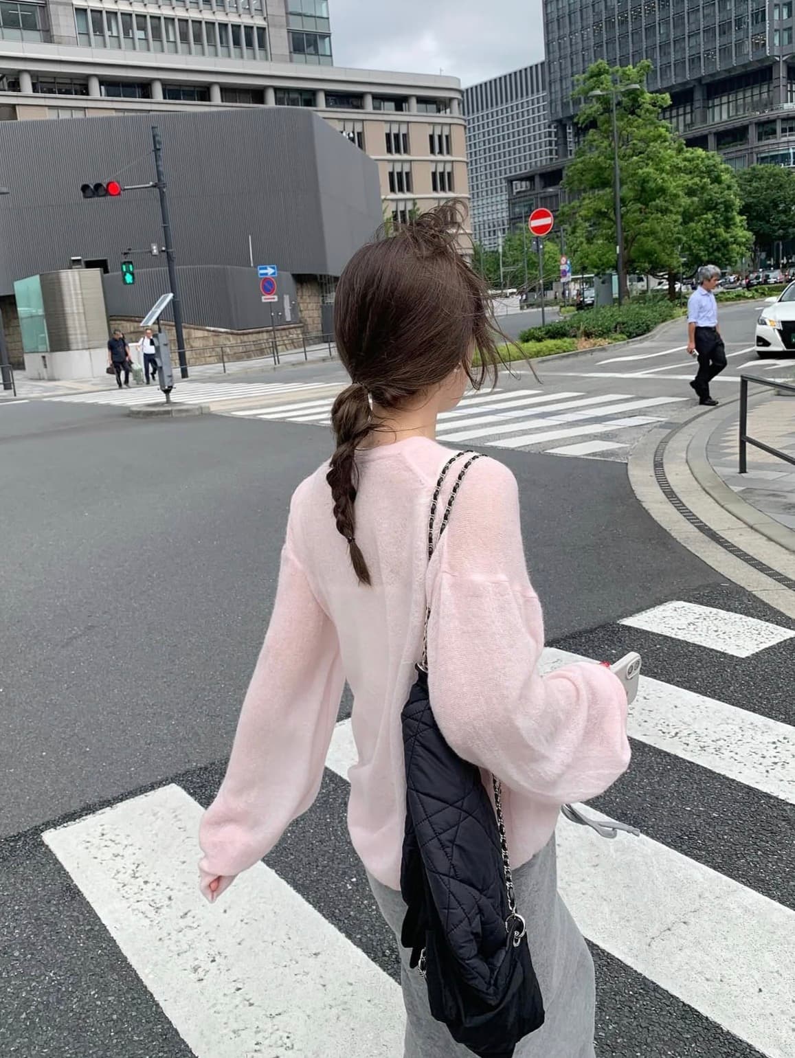 있음 선적 사이즈 업데이트 한국 chic 가을 새로운 한 부서 달콤함 라운드 넥 긴팔 니트 스웨터 상세 이미지 13