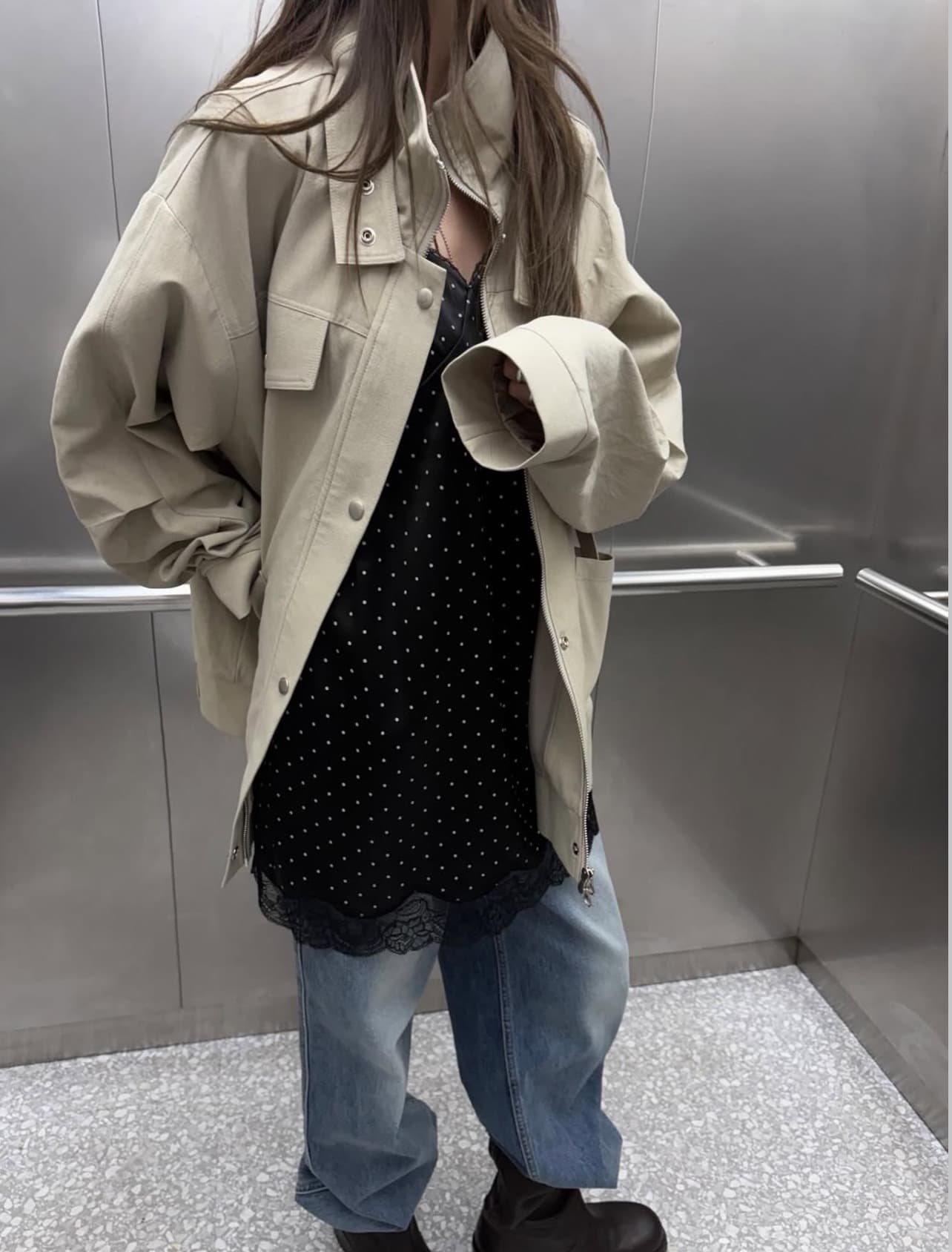 한국 chic 가을 겨울 새로운 한 부서 레트로 학원 스타일 워크웨어 재킷 상세 이미지 9