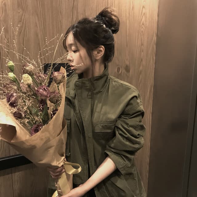 한국 chic 가을 겨울 새로운 한 부서 레트로 스탠드 칼라 기타 주머니 캐주얼 워크웨어 재킷 재킷 상세 이미지 7
