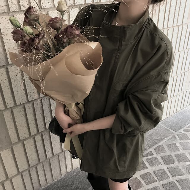 한국 chic 가을 겨울 새로운 한 부서 레트로 스탠드 칼라 기타 주머니 캐주얼 워크웨어 재킷 재킷 상세 이미지 24