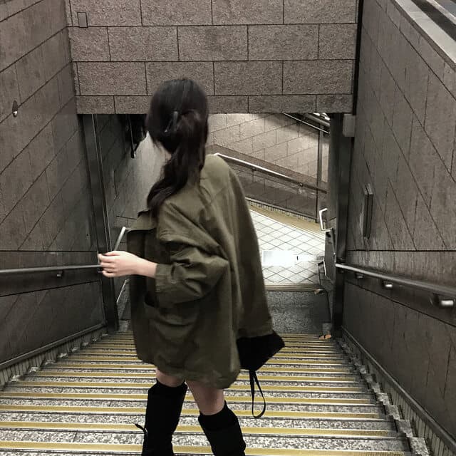 한국 chic 가을 겨울 새로운 한 부서 레트로 스탠드 칼라 기타 주머니 캐주얼 워크웨어 재킷 재킷 상세 이미지 44