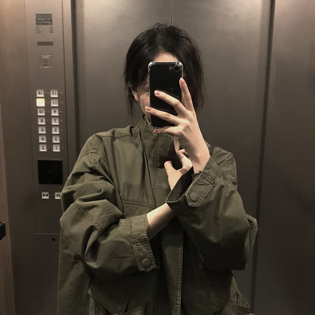 한국 chic 가을 겨울 새로운 한 부서 레트로 스탠드 칼라 기타 주머니 캐주얼 워크웨어 재킷 재킷 상세 이미지 51