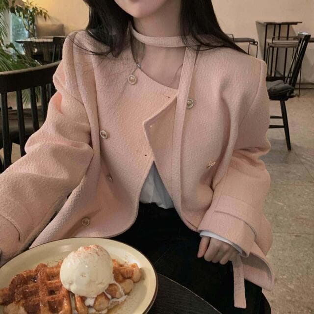 있음 선적 사이즈 업데이트 한국 chic 가을 프랑스식 오프숄더 슬립 긴팔 여성 셔츠 슬림해 보이는 다용도 셔츠 상세 이미지 8
