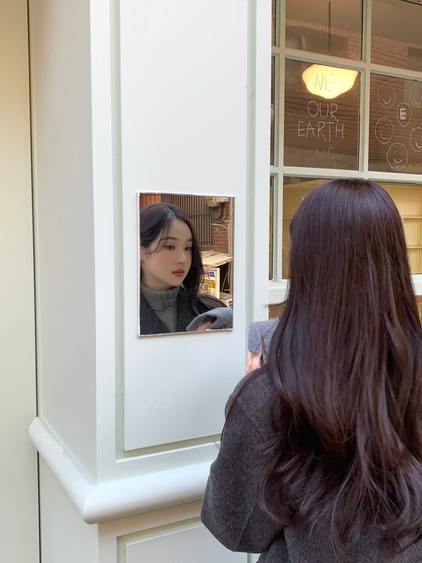 있음 선적 사이즈 업데이트 한국 chic 겨울 새로운 프랑스식 레트로 정장 칼라 롱 코트 모직 코트 상세 이미지 30