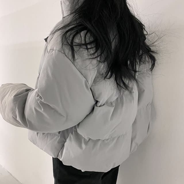 있음 선적 사이즈 업데이트 겨울 한 부서 루즈핏 손 플러그 면 보온 면 의류 여성 느긋한 다용도 짧은 여성 코트 상세 이미지 4