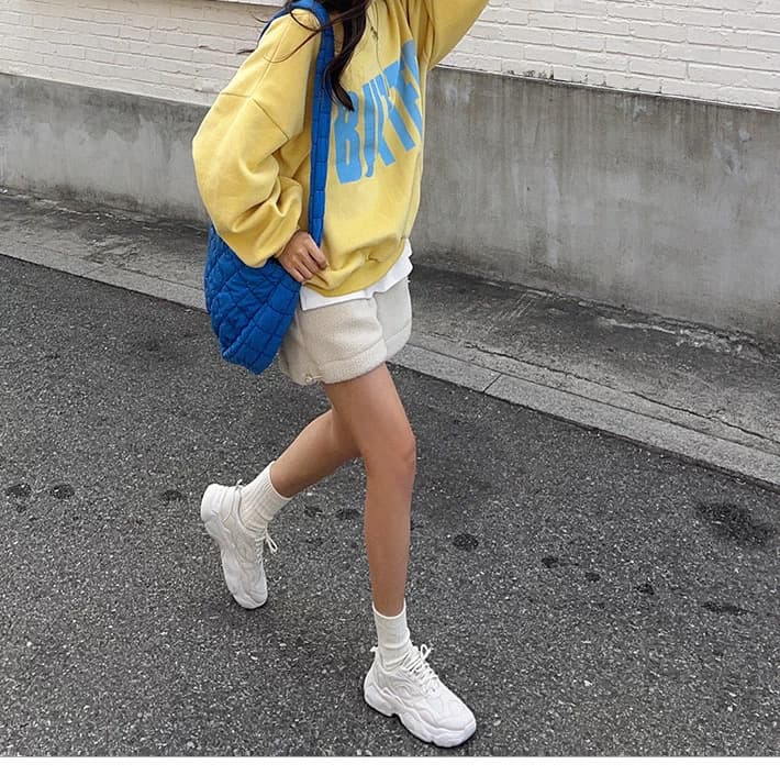 있음 선적 사이즈 업데이트 chic 가을 겨울 한 부서 스탠드 칼라 지퍼 루즈핏 알파벳 프린트 털이 있는 보온 후드티 상세 이미지 23