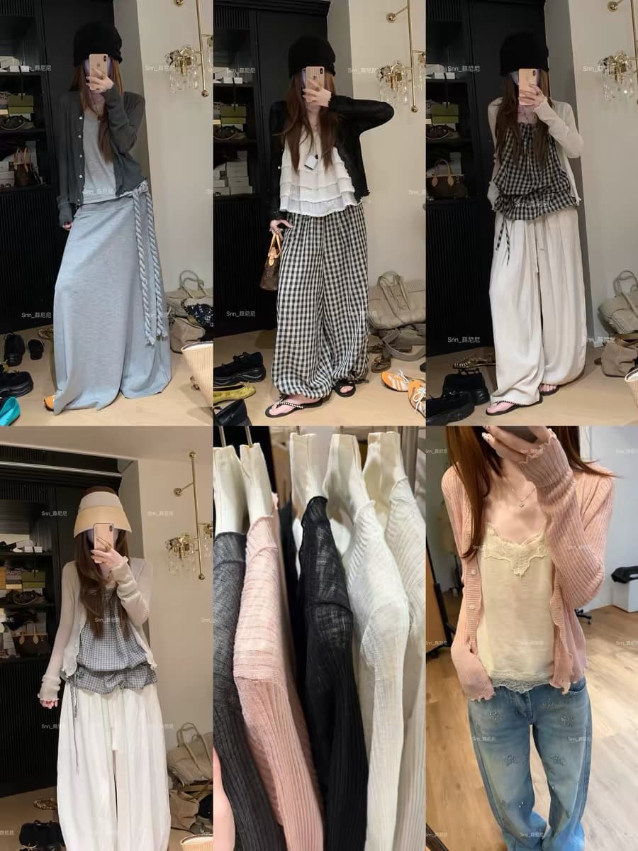 마늘 니켈 니켈 한 눈 청 ~을 통해 디스플레이 얇고 작은 외부 가져 가라. V넥 부서 버클 업 의류 품격 슬림해 보이는 오픈 가디건 여성 코트 351 이미지 3