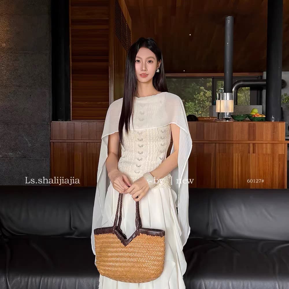 ls shalijiajia 우아함 품격 단색 몸매 가꾸기 니트 작은 셔츠 이른 가을 새로운 맨위 여성 상세 이미지 9