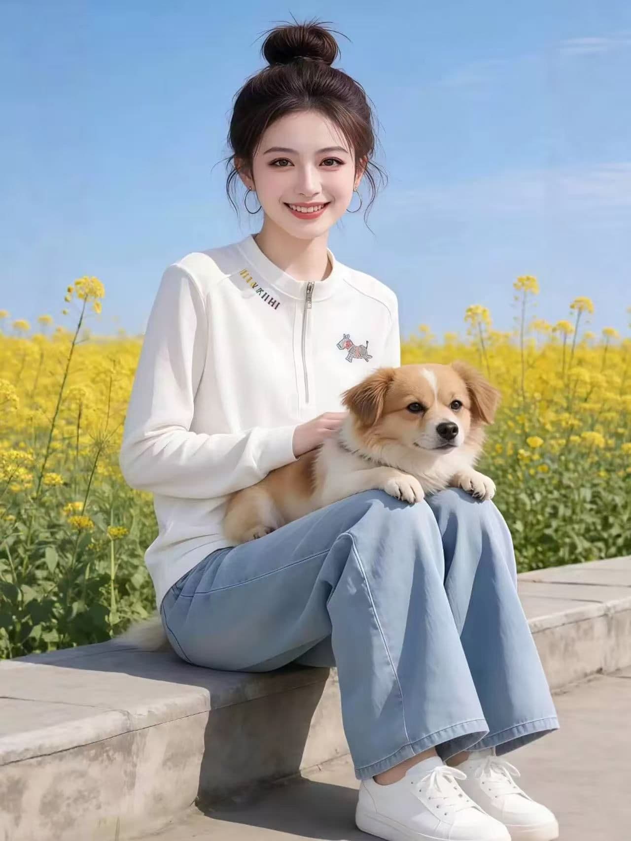 더블 실 케이블 루오 나 220 그램 원본 것 주간 고양이 흔들어서 톤 품질 한 부서 화이트 작은 말 티셔츠 맨위 여성 의류 상세 이미지 3