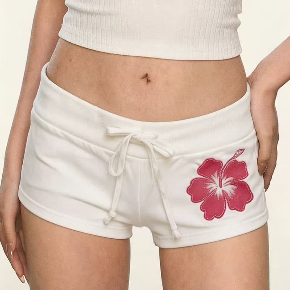 사람들 면 빈 가스 층 220 그램 원본 것 주간 고양이 흔들어서 톤 품질 아메리칸 핫걸 몸매 가꾸기 로우 웨이스트 초단바지 여성 이미지 3