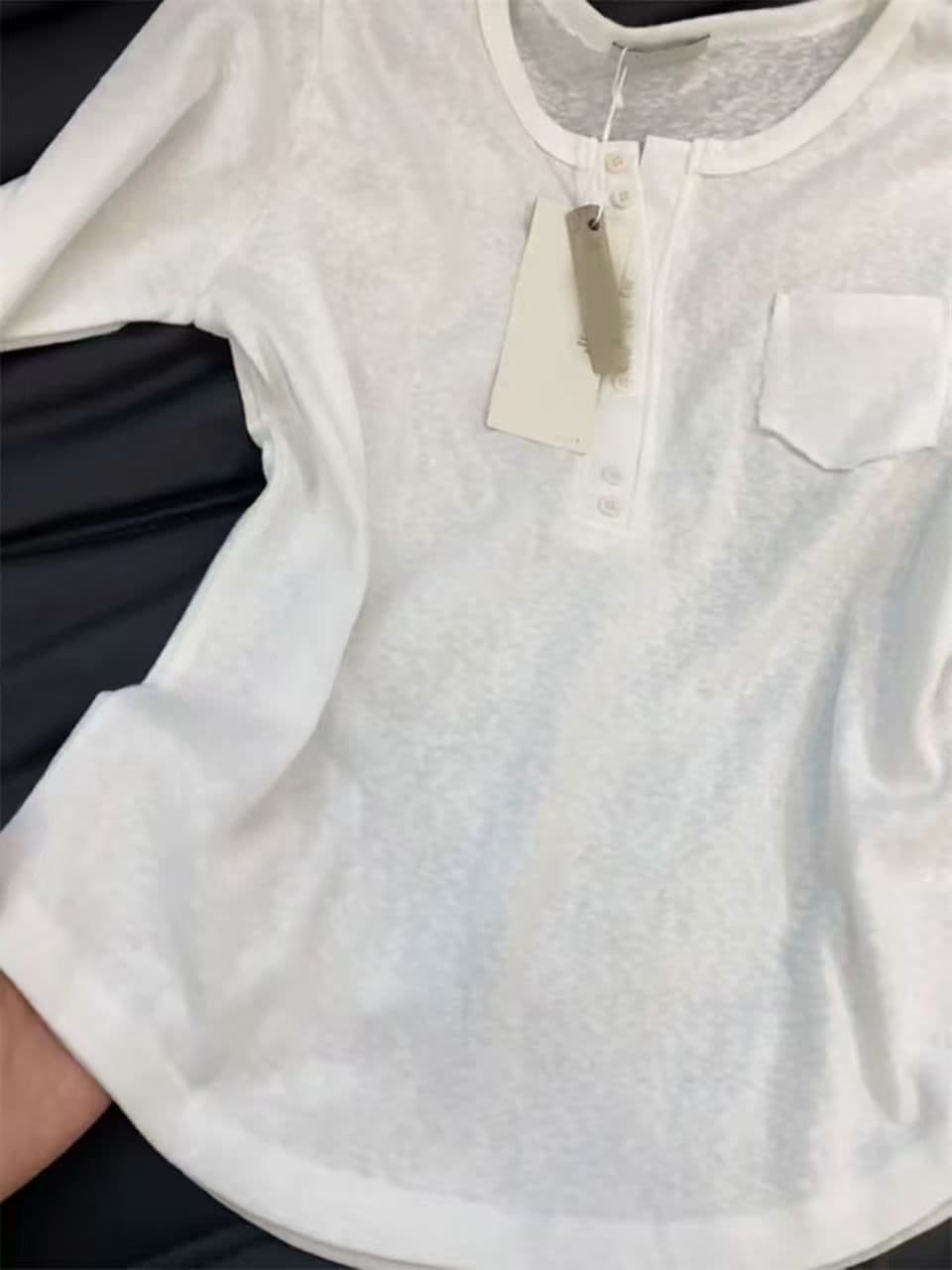 눈꽃 면 165 그램 주간 고양이 흔들어서 톤 품질 한 부서 레트로 단추 스타일 반 개방 칼라 긴팔 자외선 차단 의류 여성 셔츠 상세 이미지 5