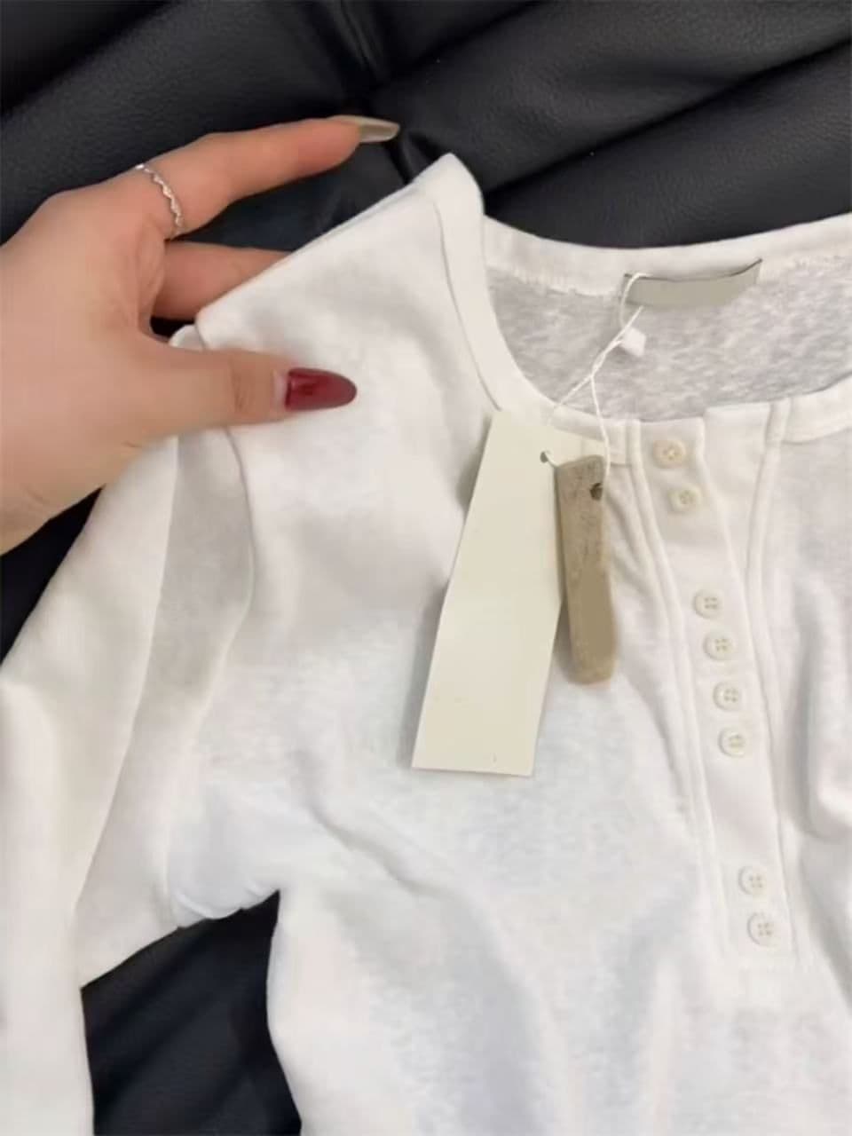 눈꽃 면 165 그램 주간 고양이 흔들어서 톤 품질 한 부서 레트로 단추 스타일 반 개방 칼라 긴팔 자외선 차단 의류 여성 셔츠 상세 이미지 6