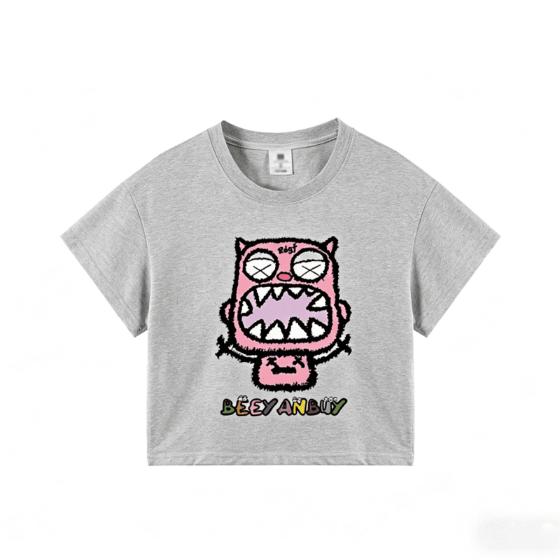92 면 8 암모니아 Lun 40 210g 순면 몸매 가꾸기 쇼트 스타일 티셔츠 여성용 짧은 소매 핫걸 바람 아메리칸 레트로 상세 이미지 6
