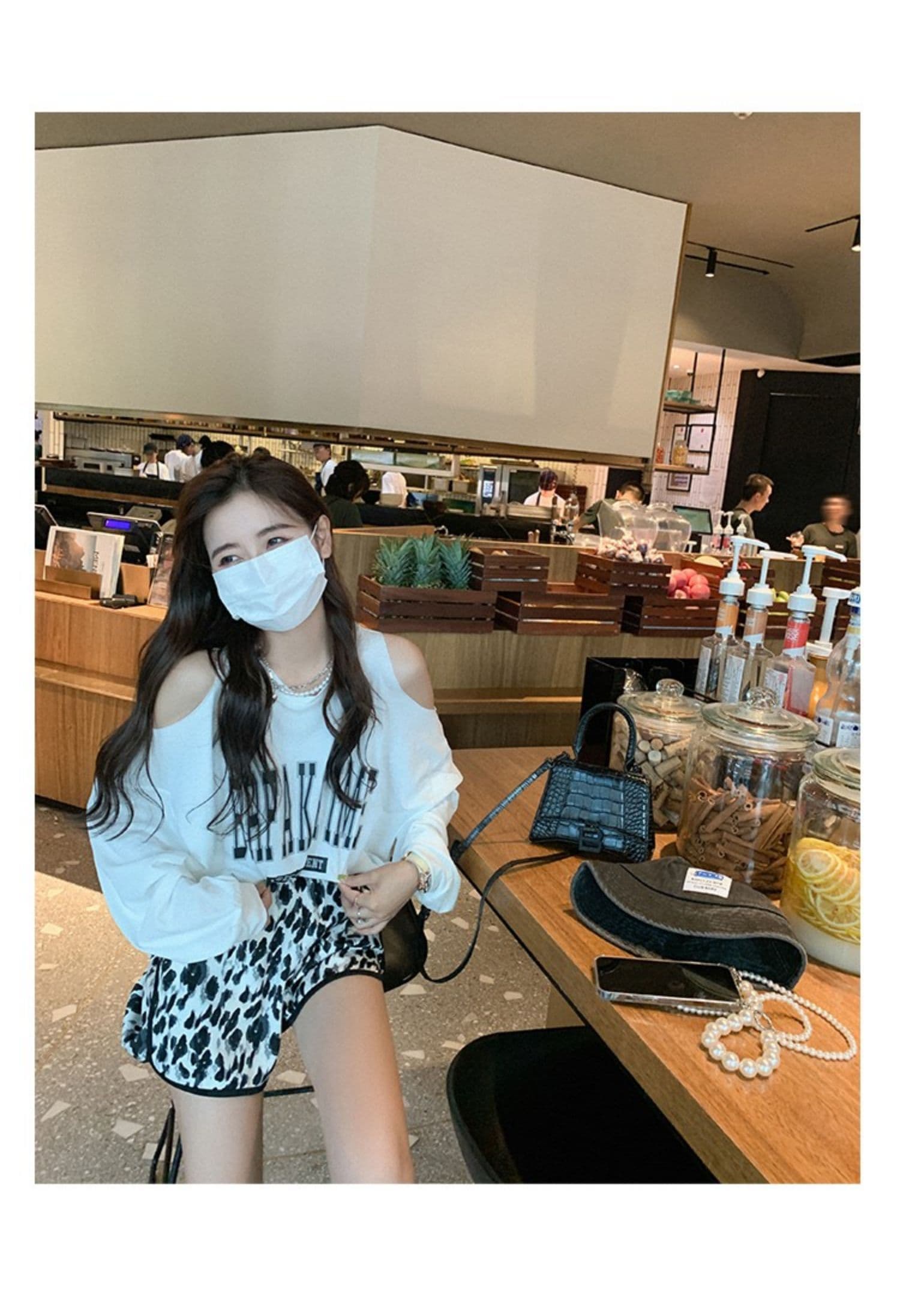 원본 레오파드 무늬 운동 반바지 여성 여름 새로운 루즈핏 슬림해 보이는 하이웨이스트 캐주얼 다용도 넓은 다리 핫 바지 상세 이미지 6
