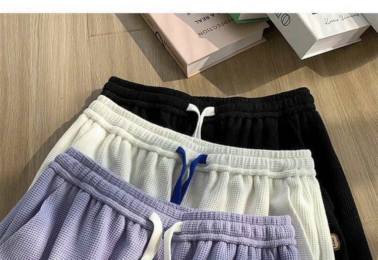 원본 품질 후아 남편 그리드 특별 가격 수 있습니다. 돌아 가기 페이크 레이어드 운동 반바지 여성 여름 오부 바지 상세 이미지 16