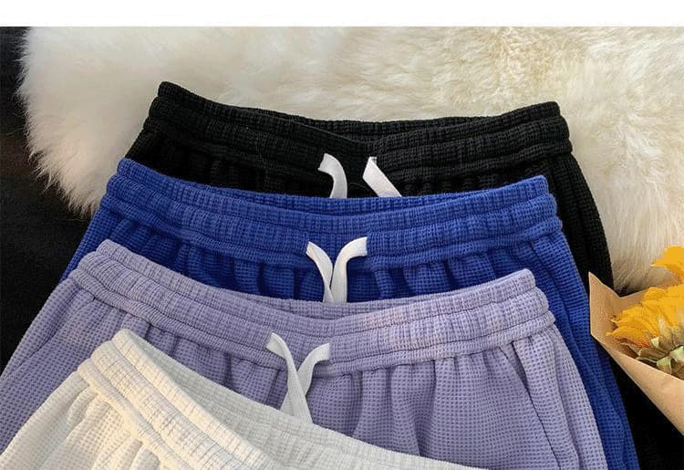 원본 품질 후아 남편 그리드 특별 가격 수 있습니다. 돌아 가기 페이크 레이어드 운동 반바지 여성 여름 오부 바지 상세 이미지 21